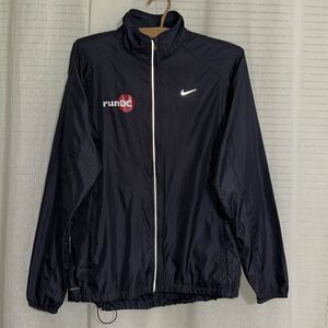 Nike L Midnight Blue Storm-Fit Tech Friendly Windbreaker Run DC Running Jacket